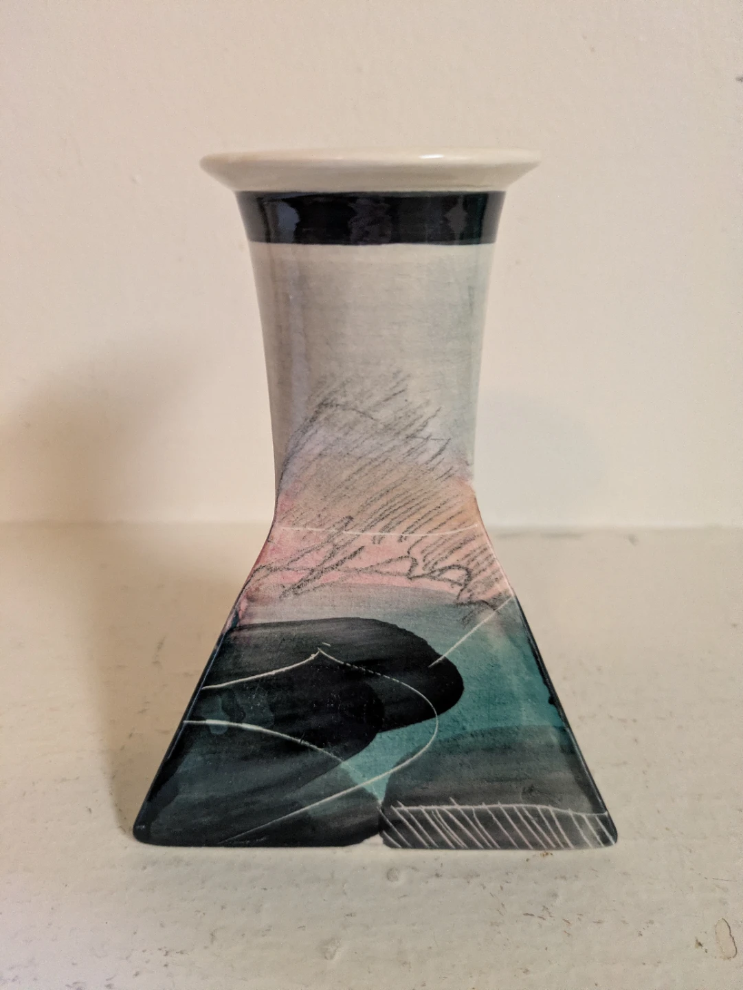 Abstract Vintage Vase