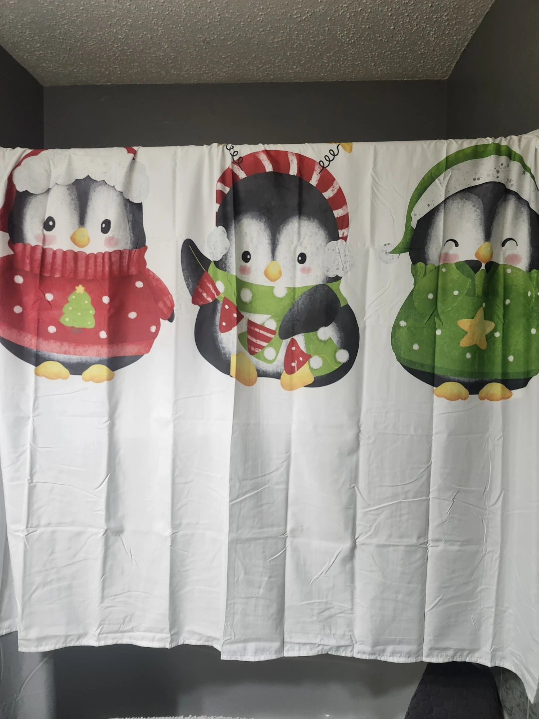 Brand New Penguin Shower Curtain