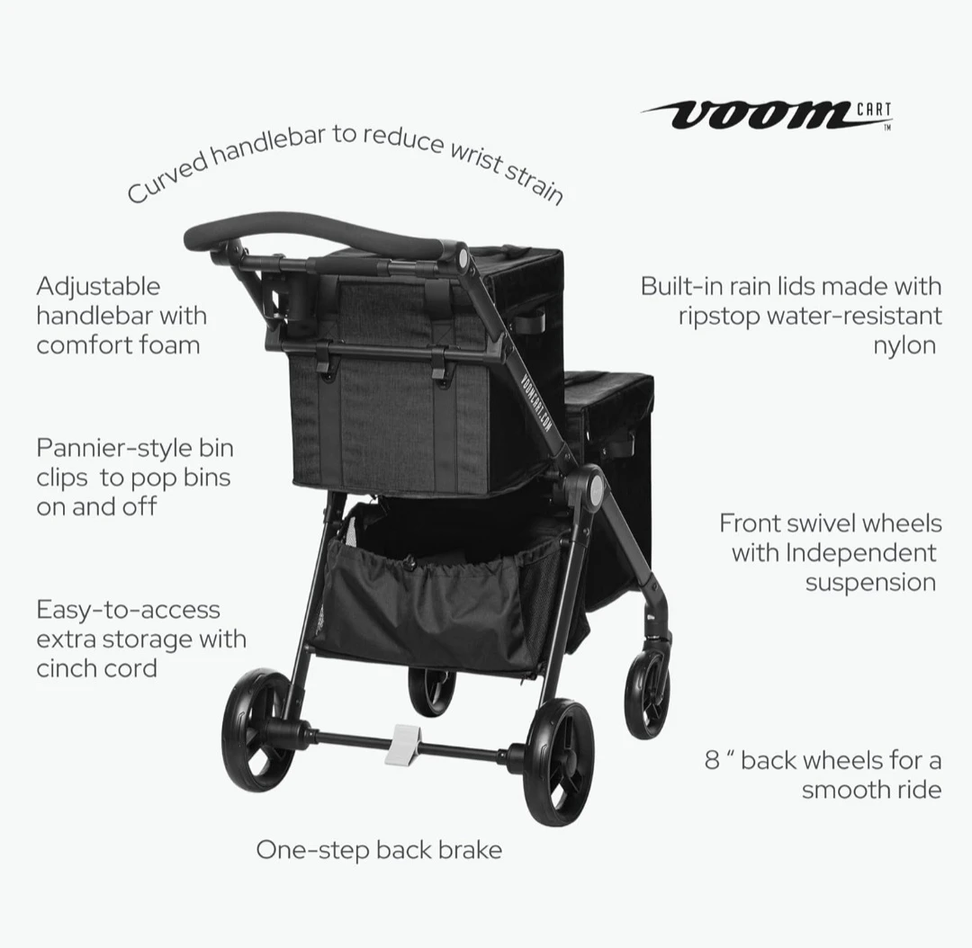 Voom cart in great condition. Ergonomic shopping cart! - photo 3
