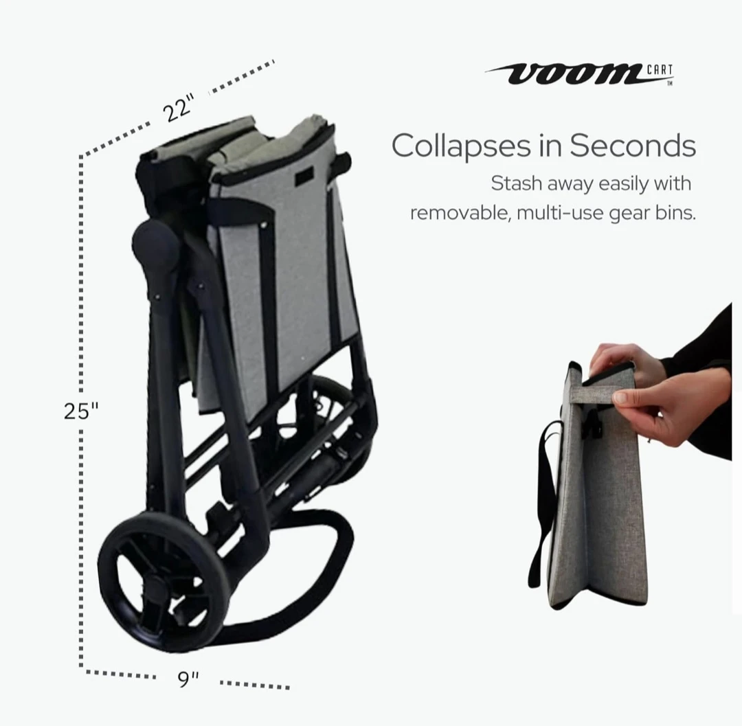 Voom cart in great condition. Ergonomic shopping cart! - photo 4