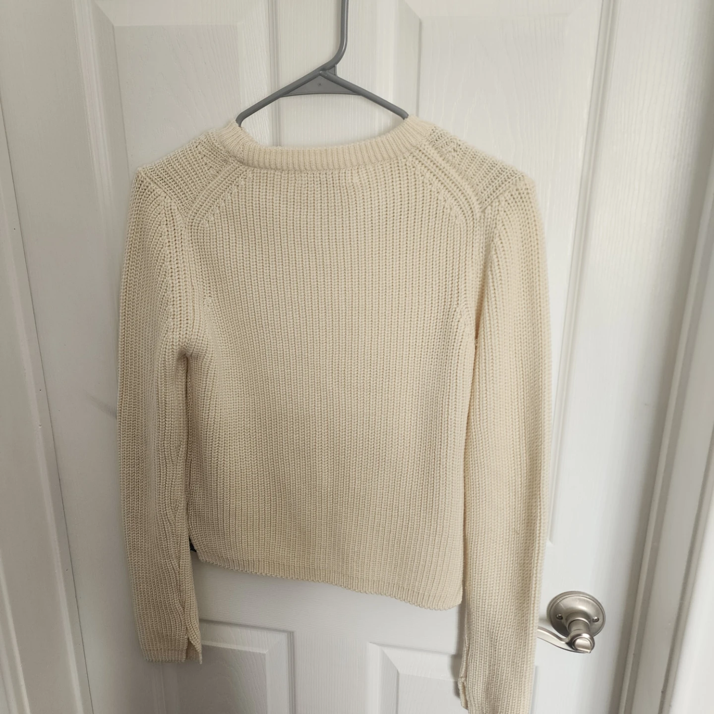 Zara Knit Cream Sweater Size M - photo 2