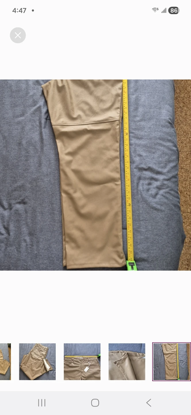 Good American Women's Vegan Leather Pants - photo 5