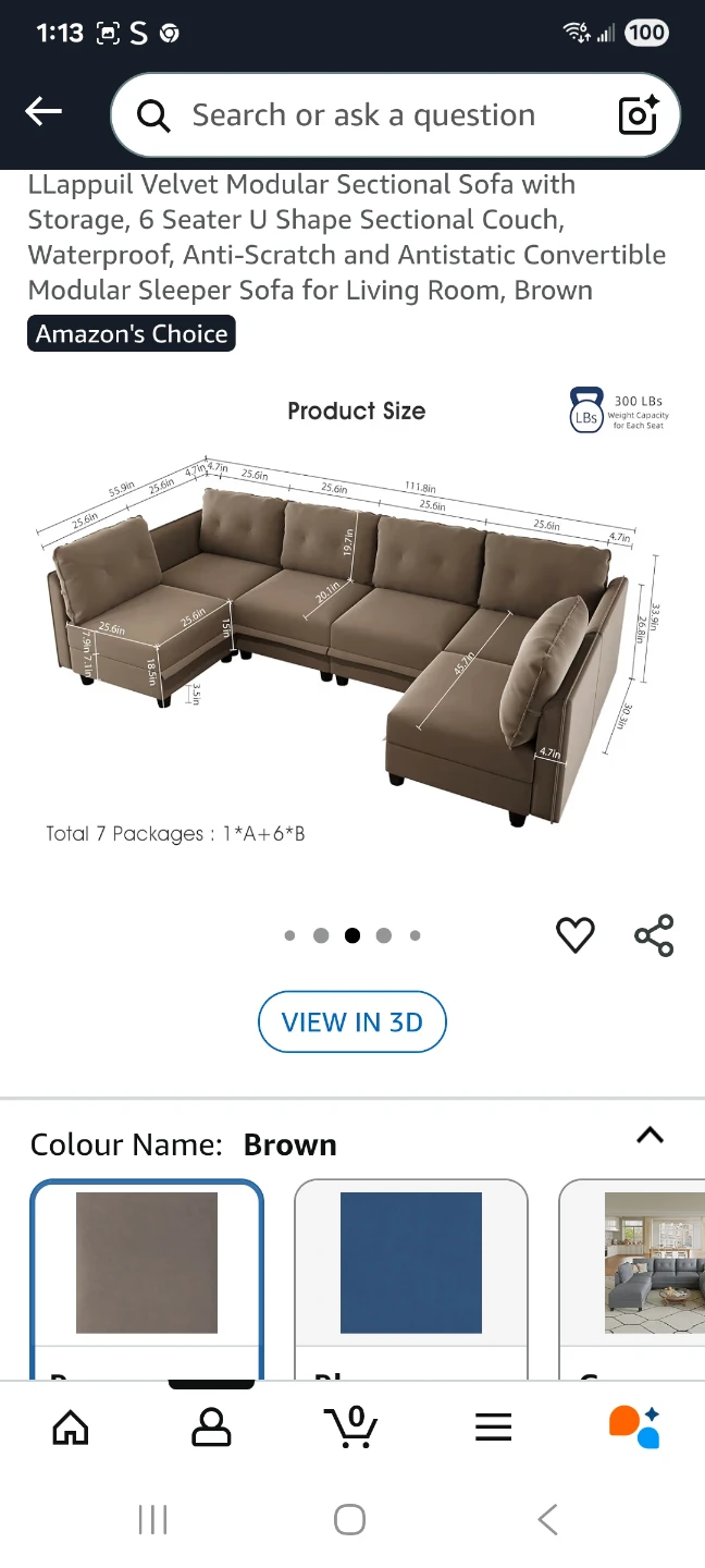 Brand new modular sofa SOLD Pending pick up - photo 2