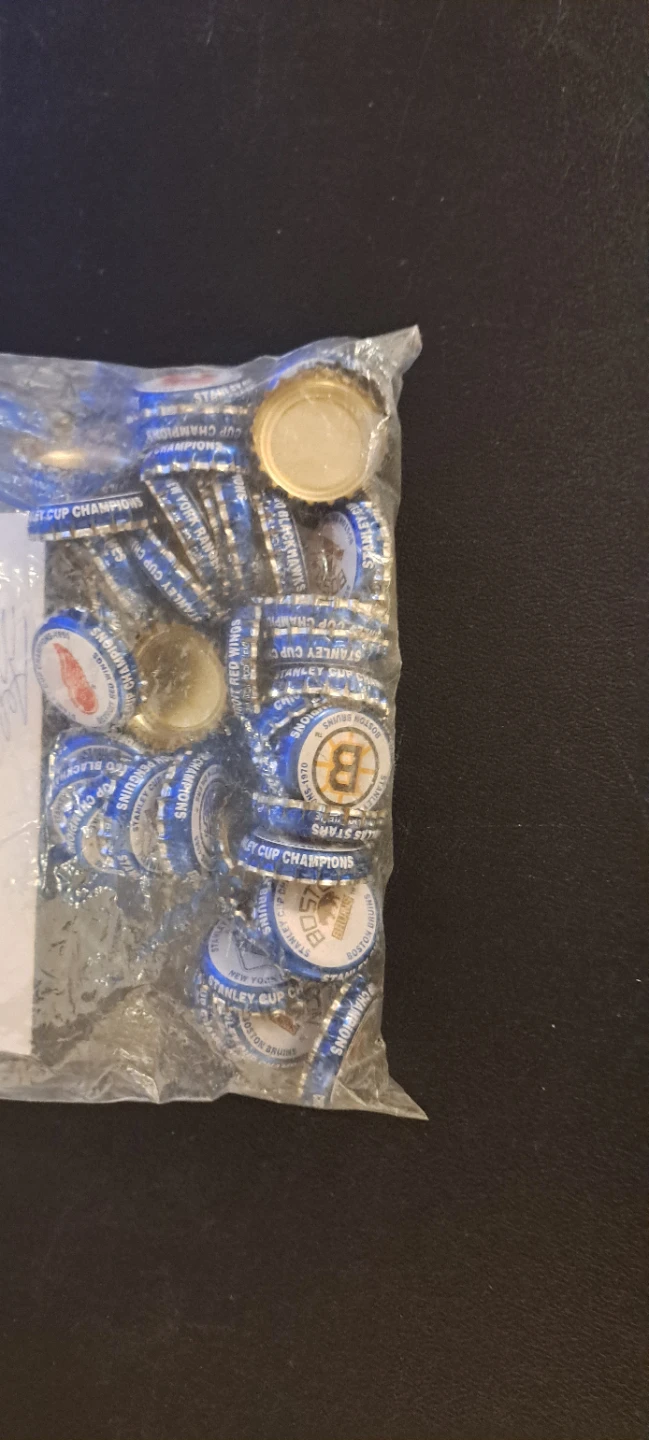 Stanley Cup Champions Bottle Caps Collection