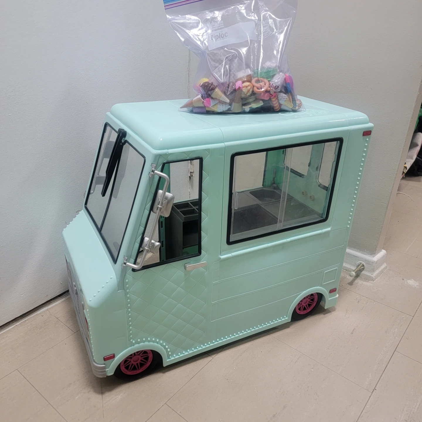 Our Generation Doll ice cream Truck with Accessories