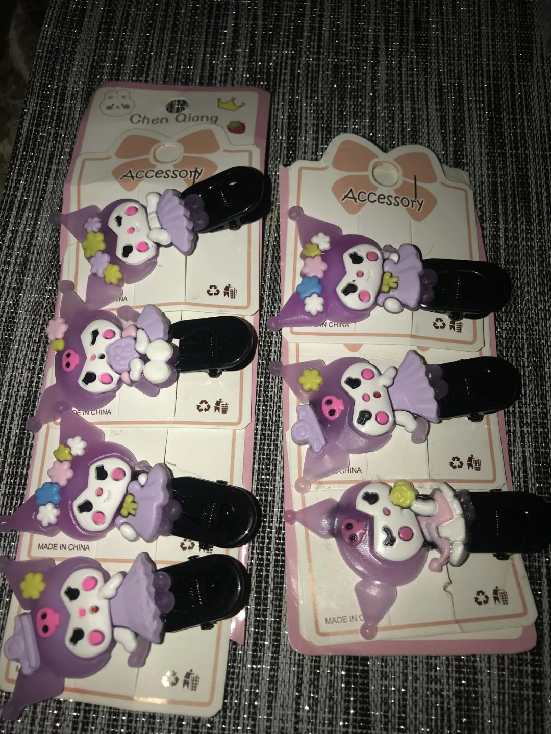 Chen Qiang Cartoon Hair Clips (Set of 7)