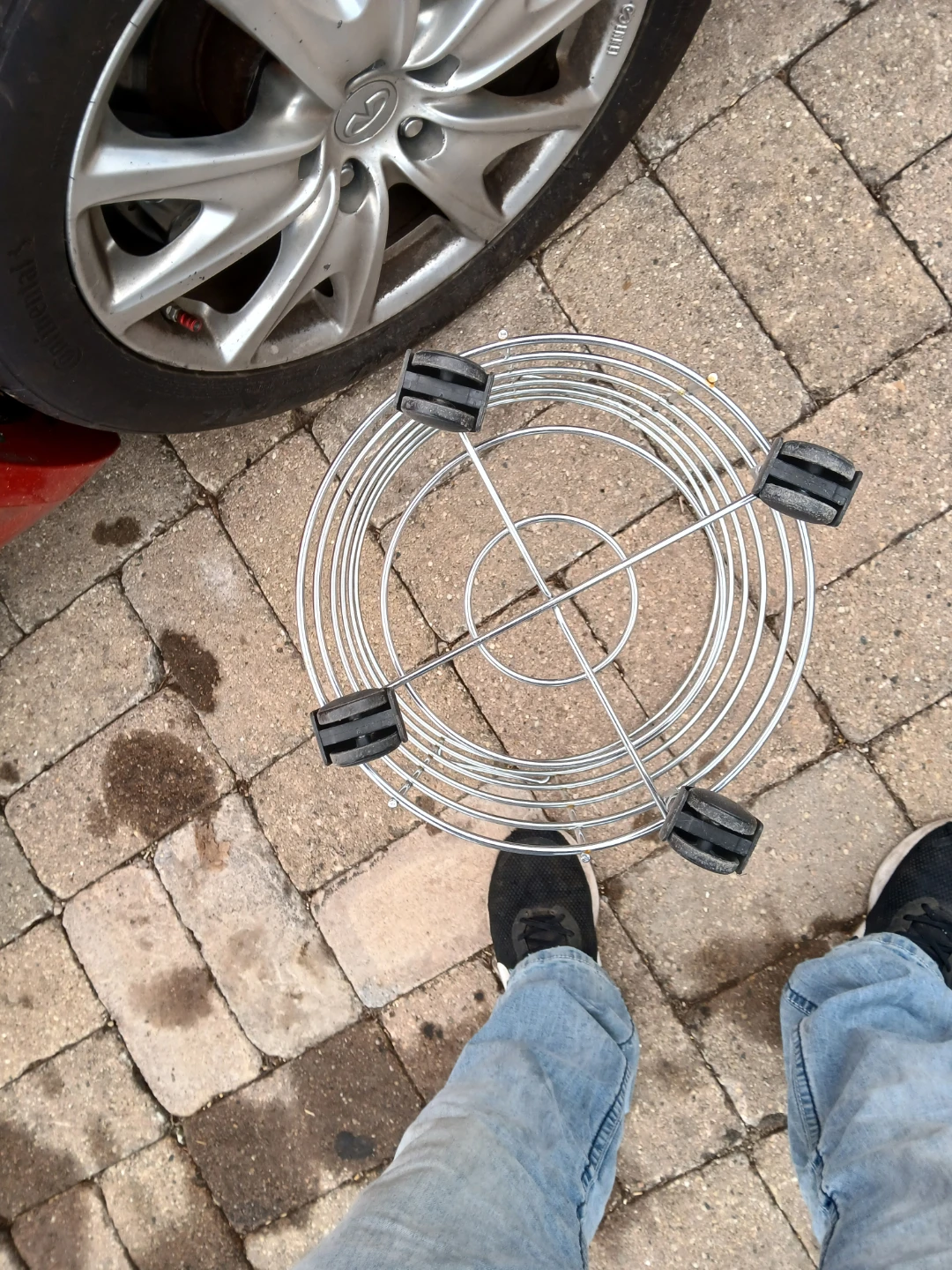 Metal Plant Stand with Wheels - photo 3