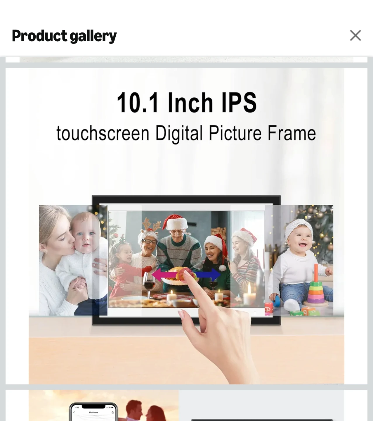 YOUYU Smart 10.1 Inch IPS Touchscreen Digital Picture Frame - photo 4