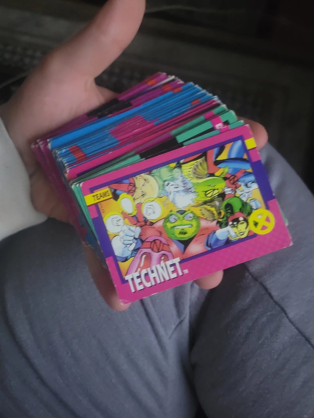 Pro Set Football & all of the x man 1996 and 1 pokemon card