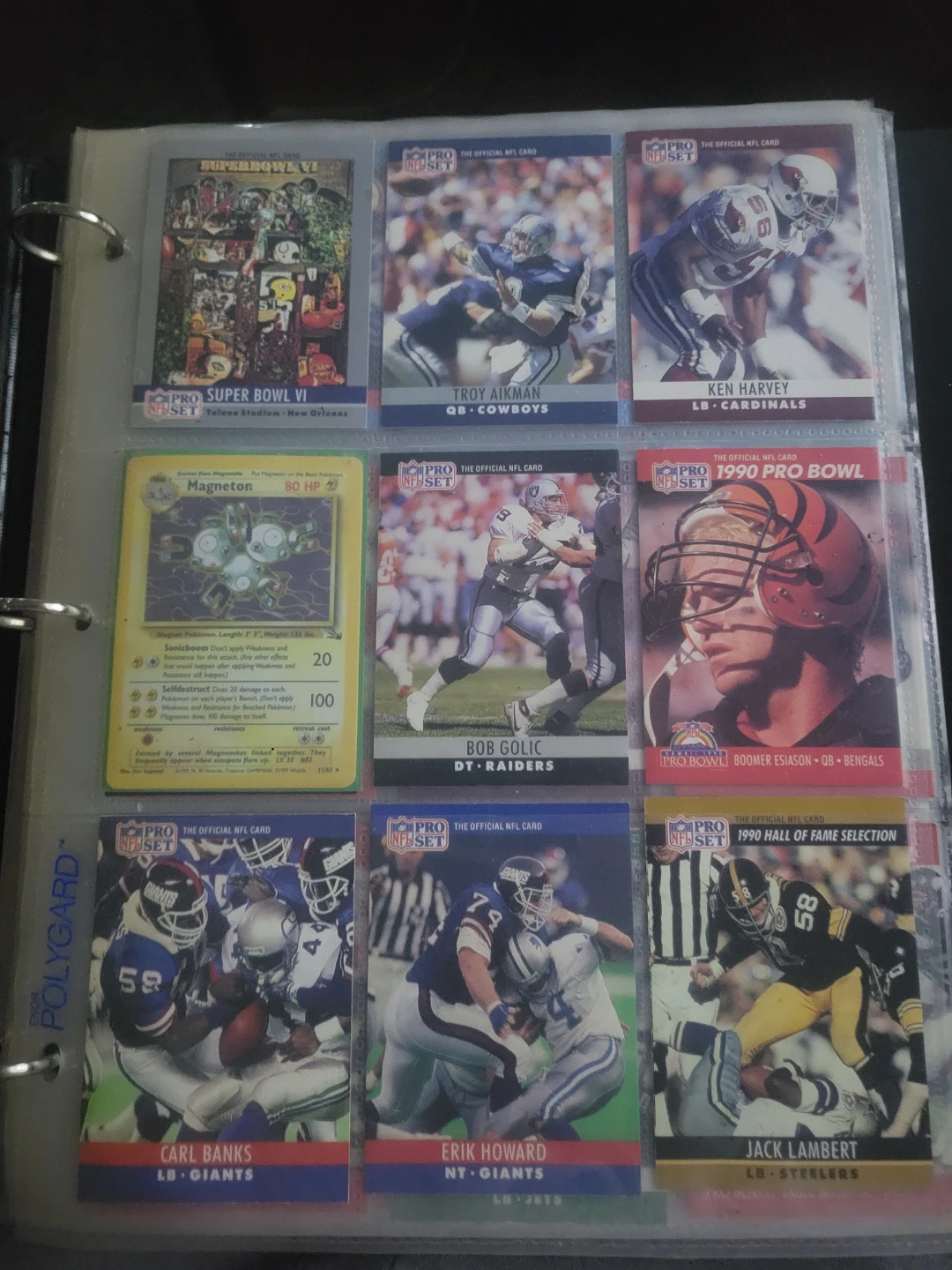 Pro Set Football & all of the x man 1996 and 1 pokemon card - photo 2