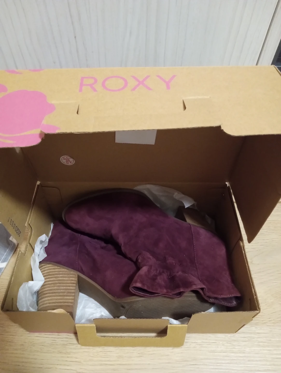 Branch new Roxy Burgundy Booties size 8, $20.