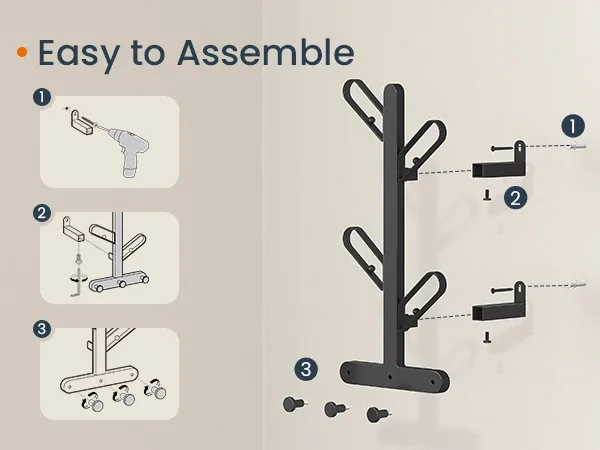 SONGMICSHOME Black Coat Rack - photo 3