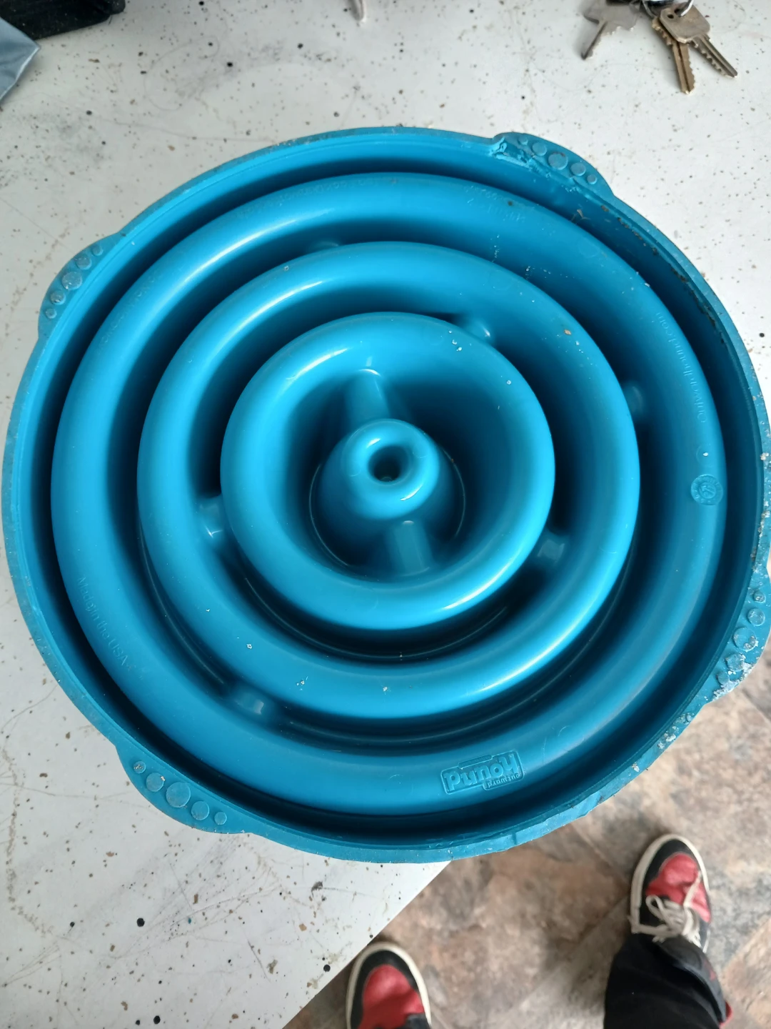 Outward Hound Blue Slow Feeder Dog Bowl - photo 2