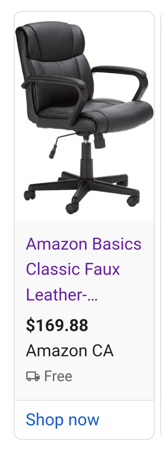 IKEA MICKE Desk with Amazon leather Chair - photo 2