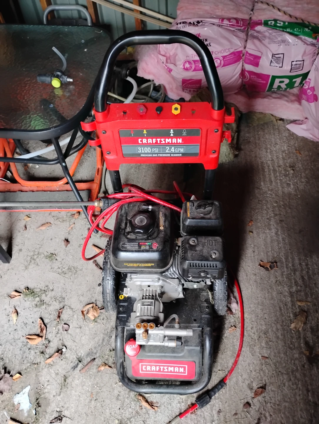 Craftsman 3100 PSI 2.4 GPM Gas Pressure Washer