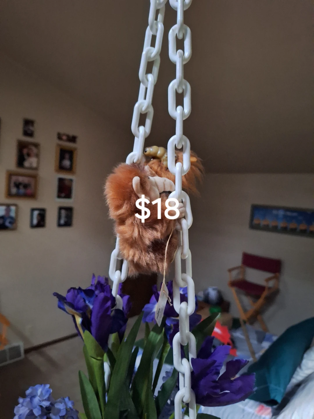 Plush Toy Hanging Monkey