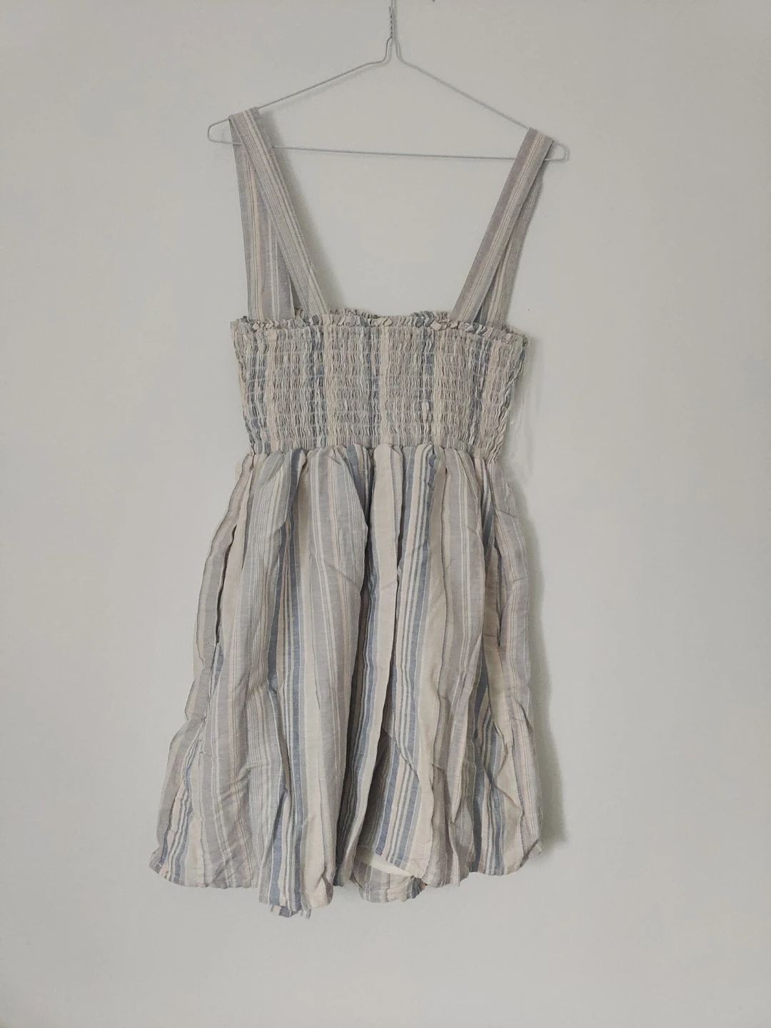 American Eagle Striped Smocked Mini Dress Size M - photo 2