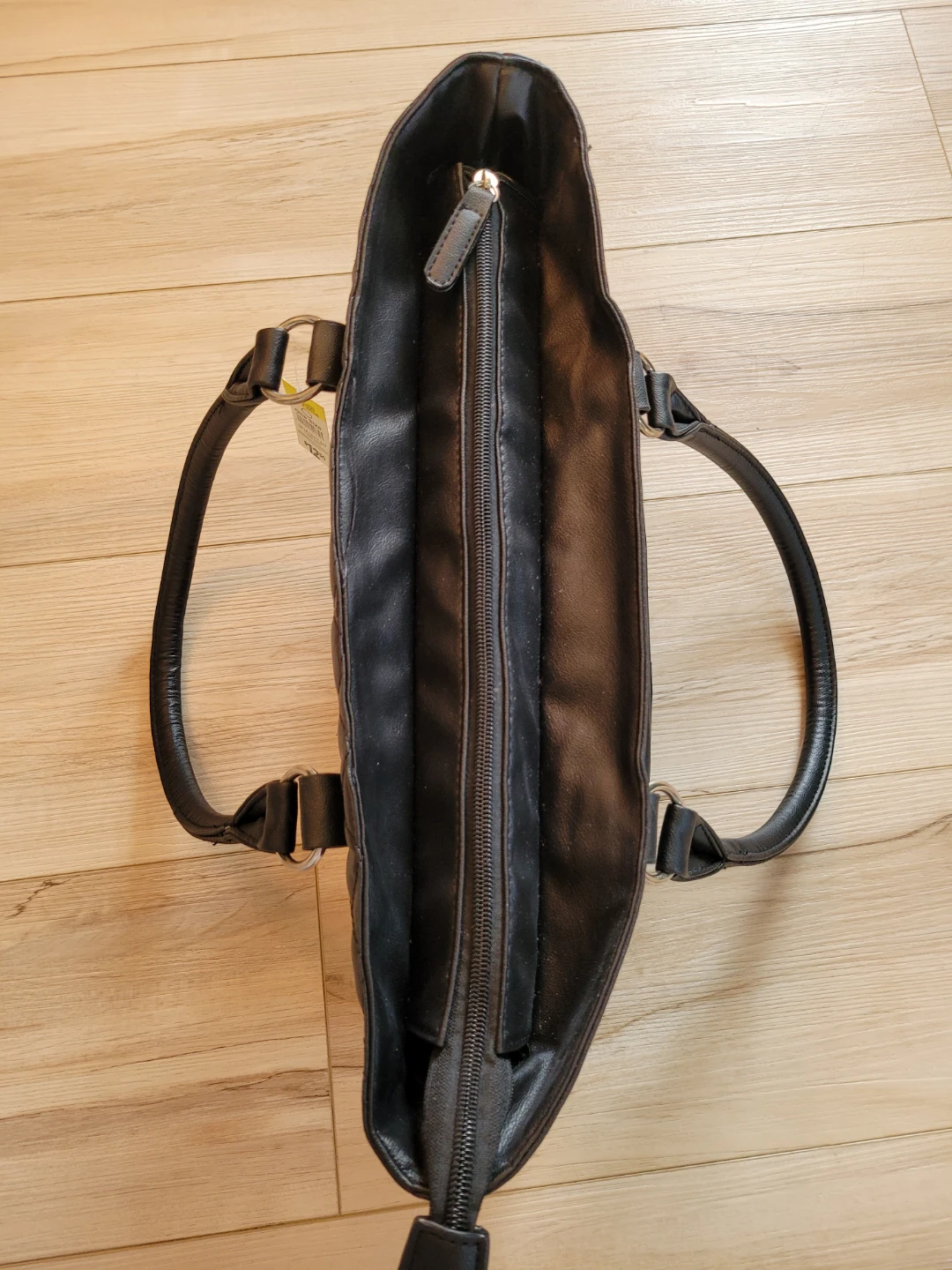 New Black Quilted Tote Purse - photo 5