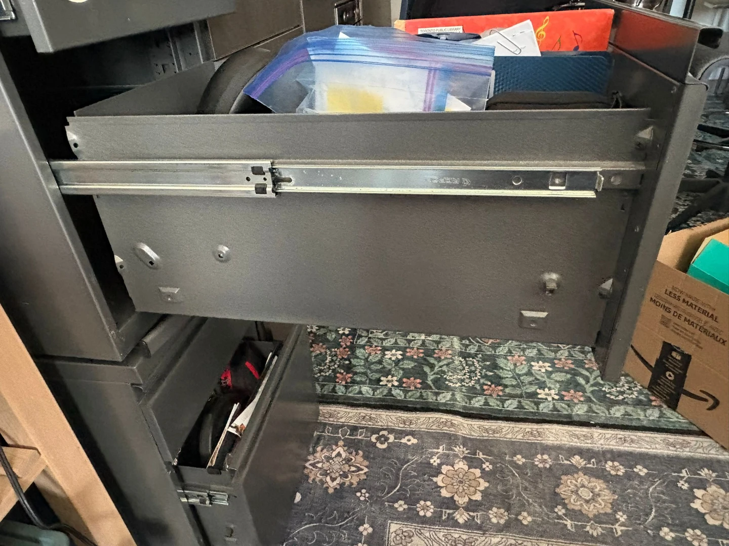 Table office Filing cabinet 2 drawers with 🔑key - photo 2