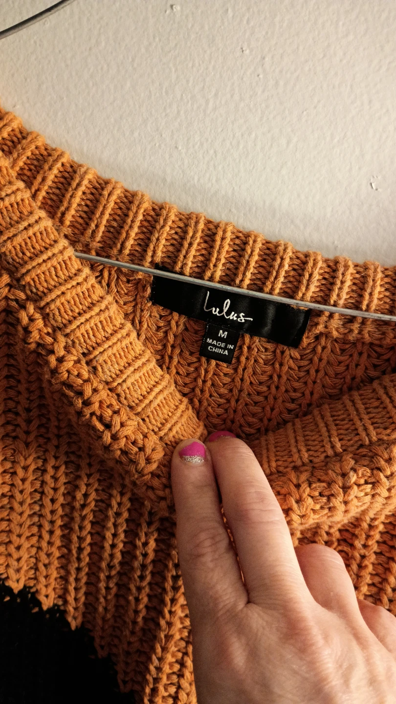 Lulus Colorblock Sweater Size M