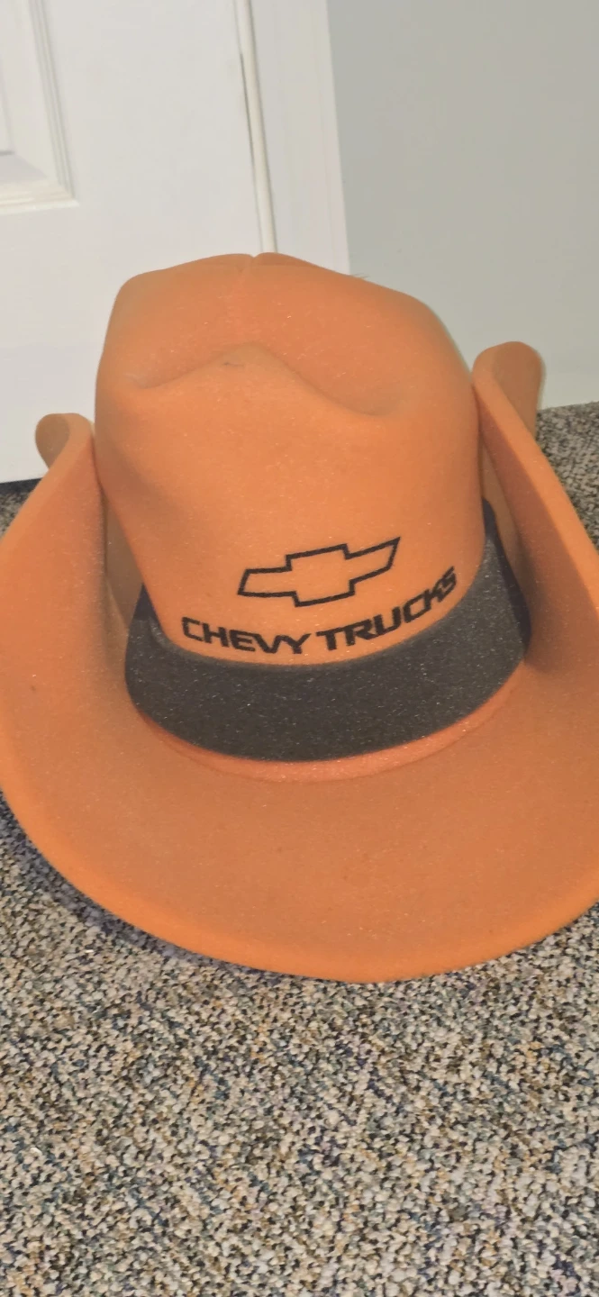 Giant Foam Chevy Trucks Cowboy Hat