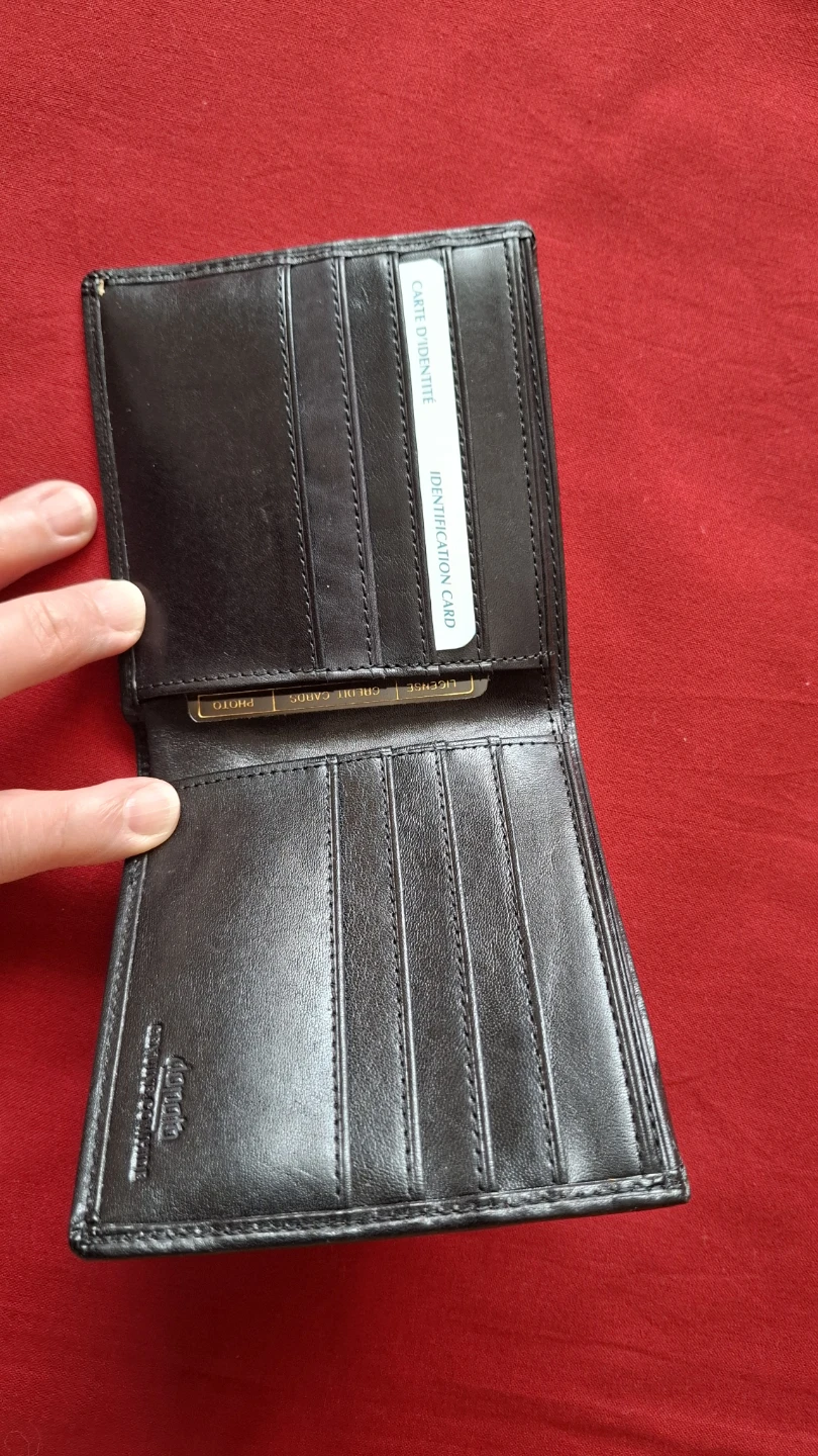 Donato Black Genuine Leather Bifold Wallet - photo 5
