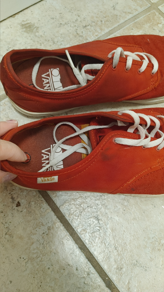 Men's Red Vans Sneakers size 11 - photo 5