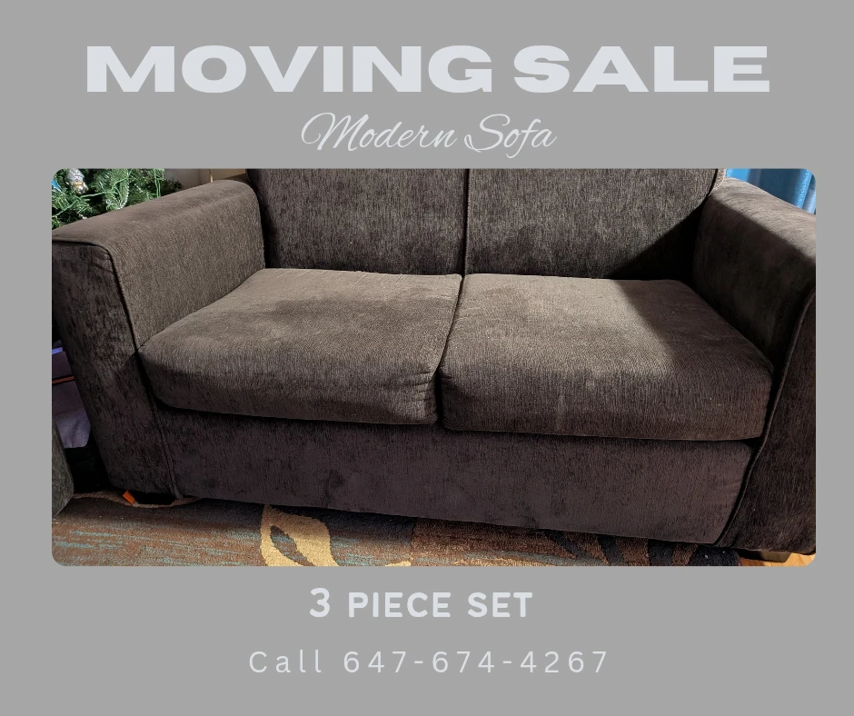 Modern Sofa - 3 Piece Set