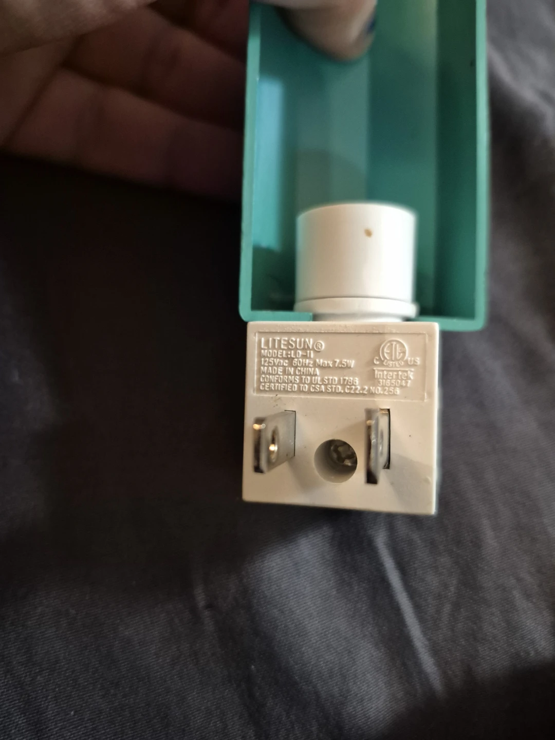 Teal Crayon Night Light - photo 3