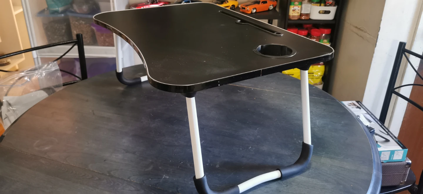 Black Lap Desk with Cup Holder - photo 4
