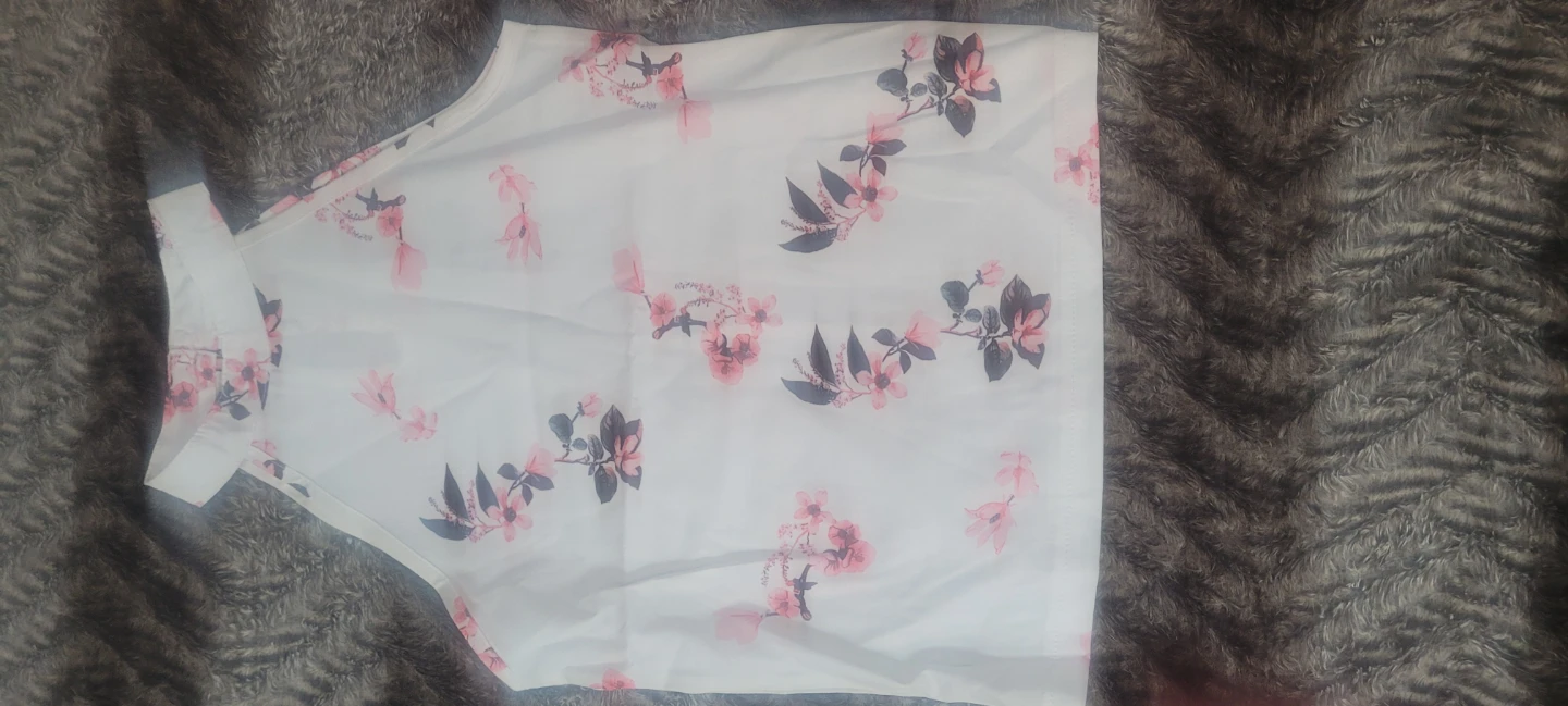 Girls Floral Top, Skirt & Hat Set - photo 3