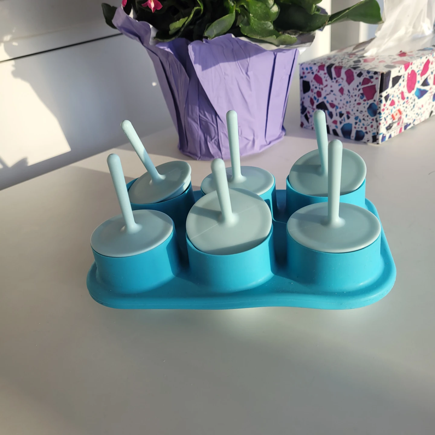 Blue Baby Popsicle Maker Set