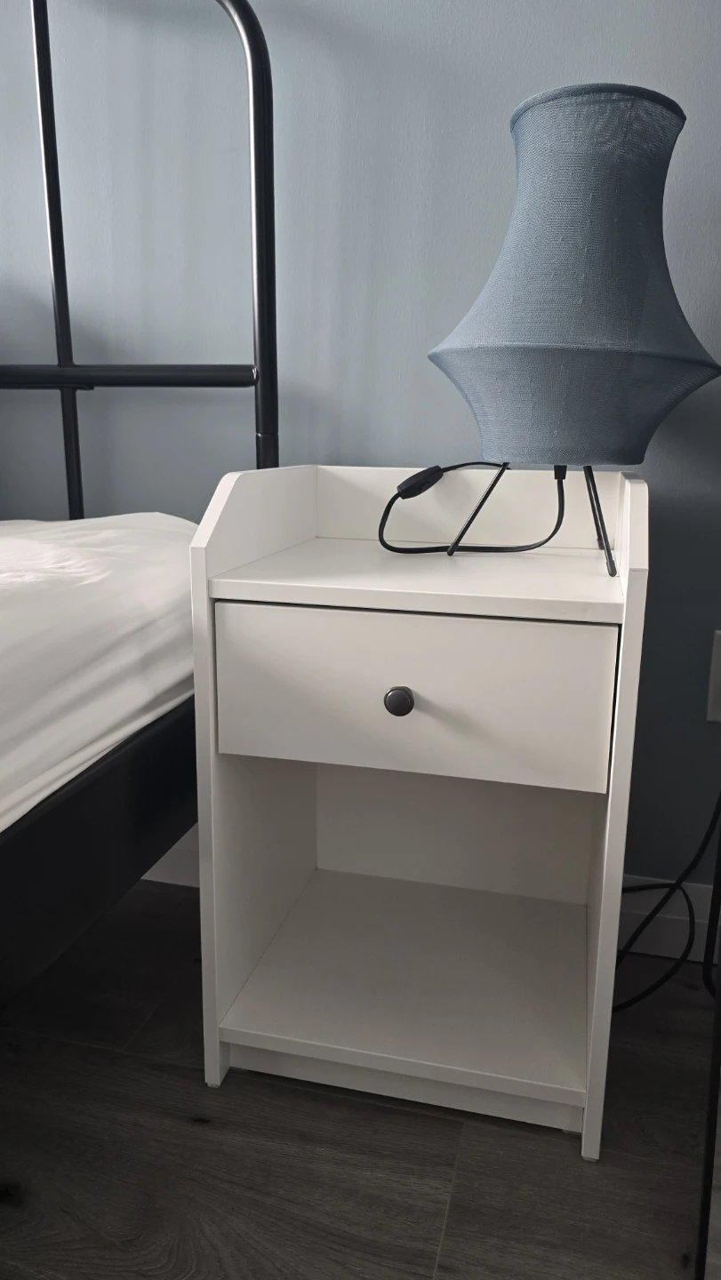 IKEA HAUGS Nightstand White