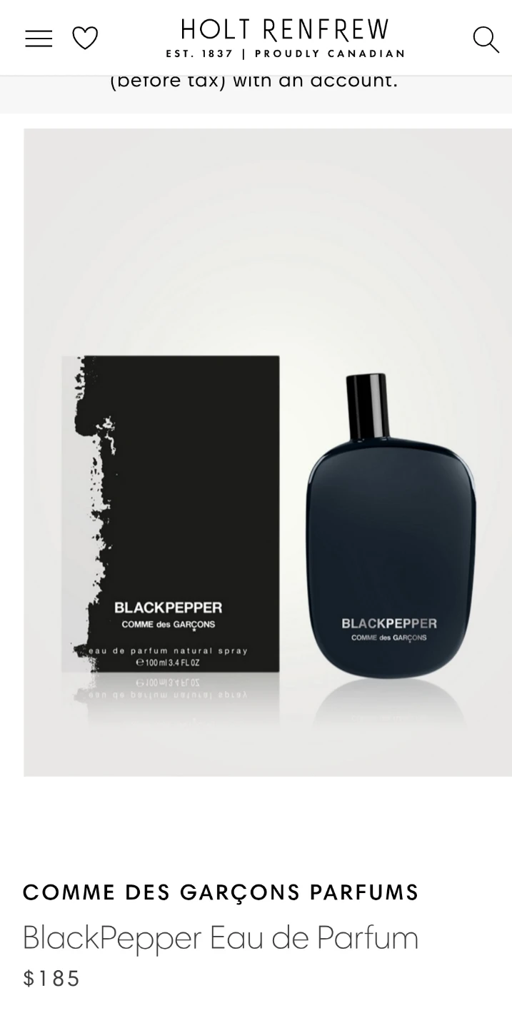 Comme des Garçons Blackpepper Eau de Parfum 50ml - photo 3