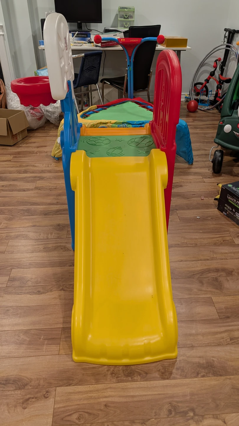 Little Tikes Basketball Hoop and Slide - photo 2