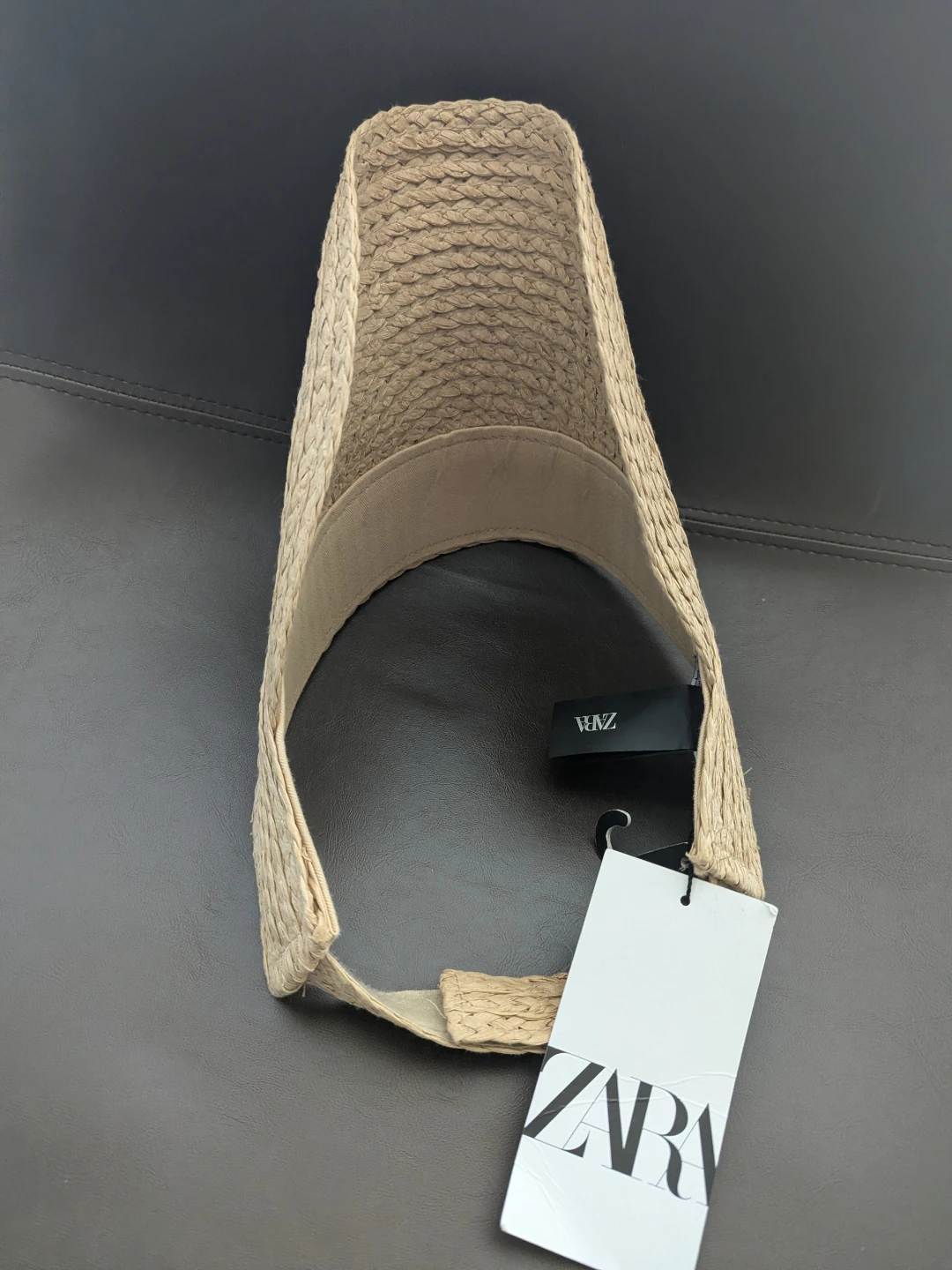 Zara Straw Visor Hat - photo 2