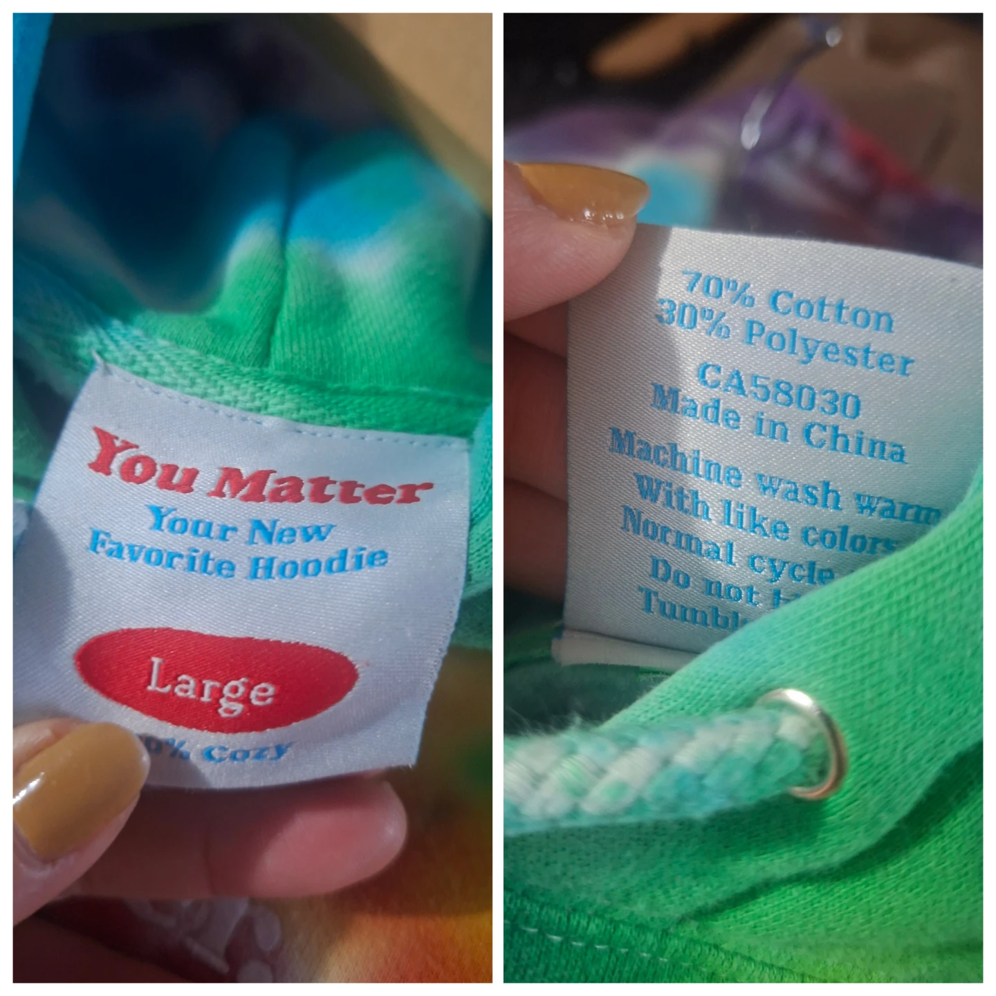 You Matter Rainbow Hoodie (Unisex Large) - photo 4