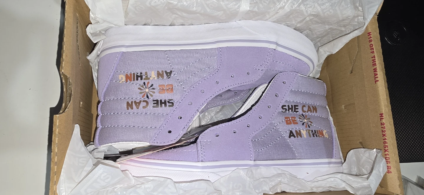 Vans "She Can Be Anything" Sk8-Hi Top Sneakers - Lilac - photo 3