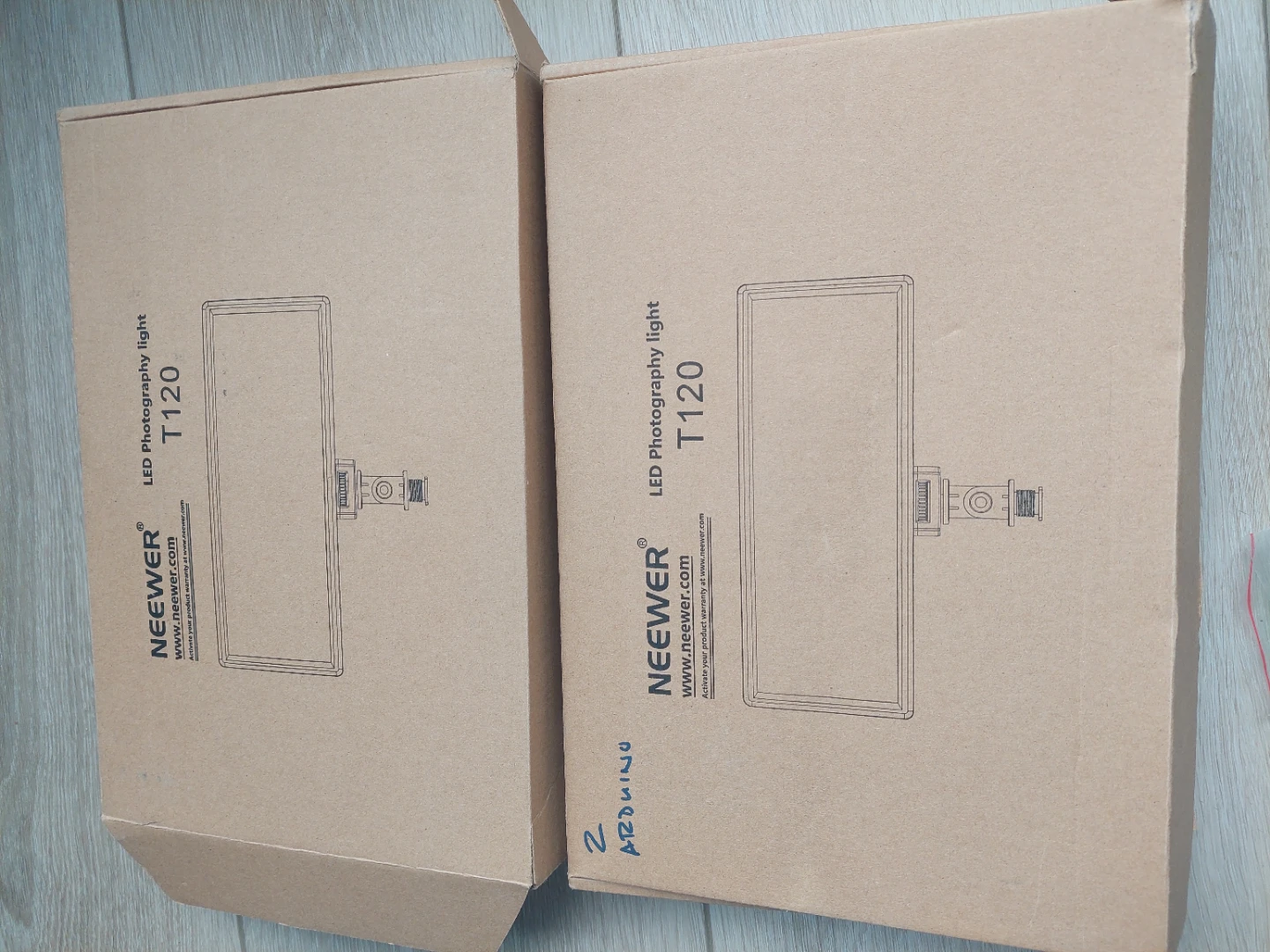 Neewer T120 LED Photography Kit x 2 + Ardruino - photo 4