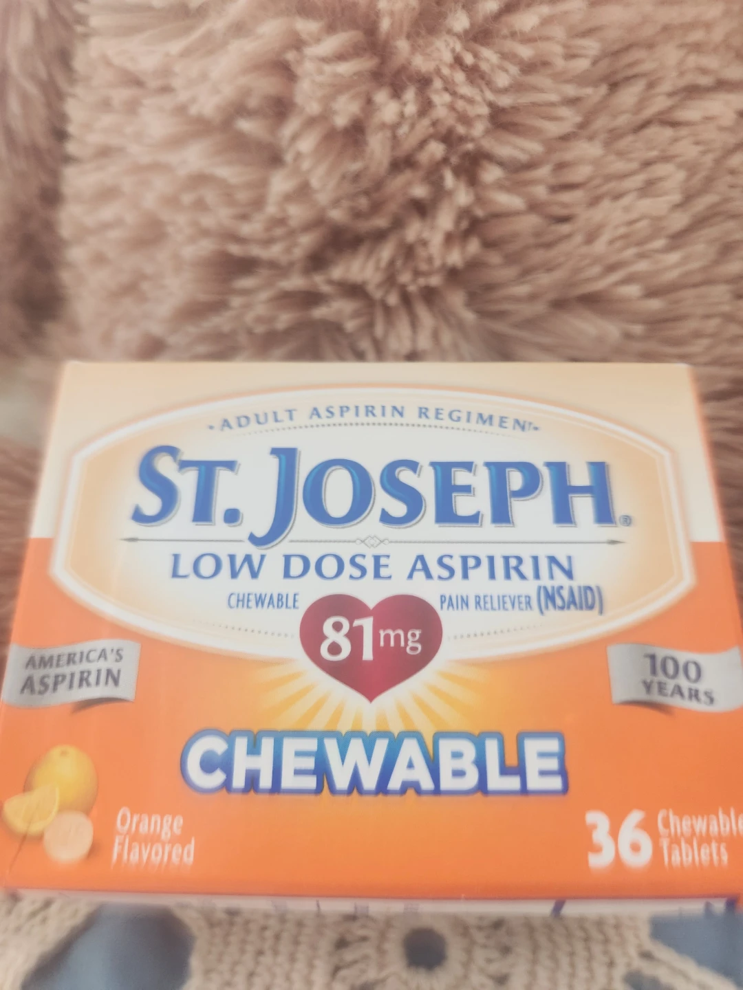 St. Joseph Low Dose Aspirin Chewable Tablets, 81mg, O