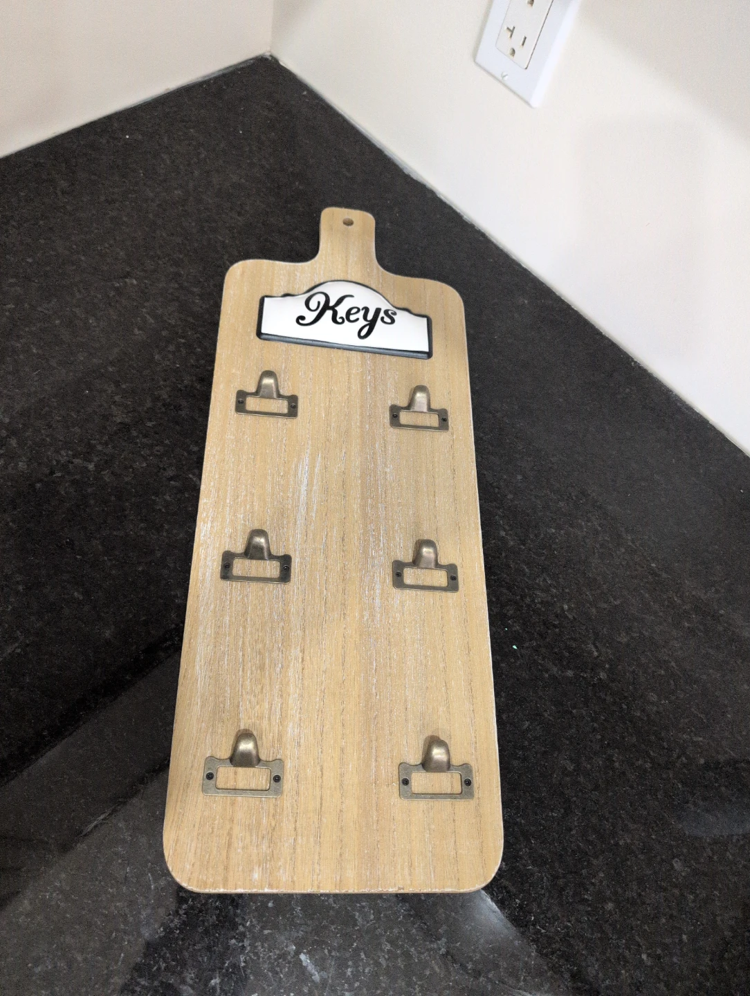 Wooden Key Holder Board