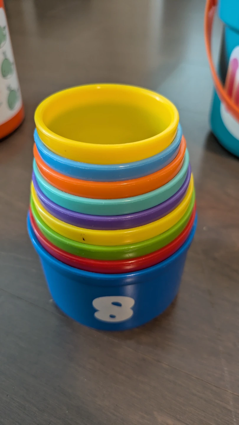 FREE Stacking Cups and Shape Sorter Bucket - photo 3