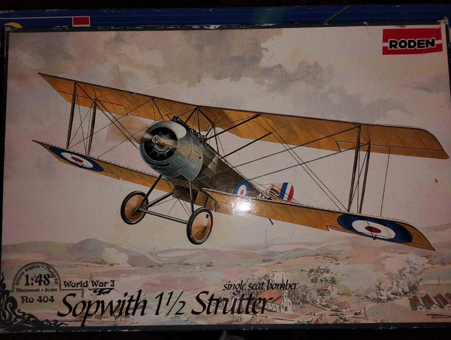 Roden 1:48 World War I Sopwith 1 1/2 Strutter Model Kit