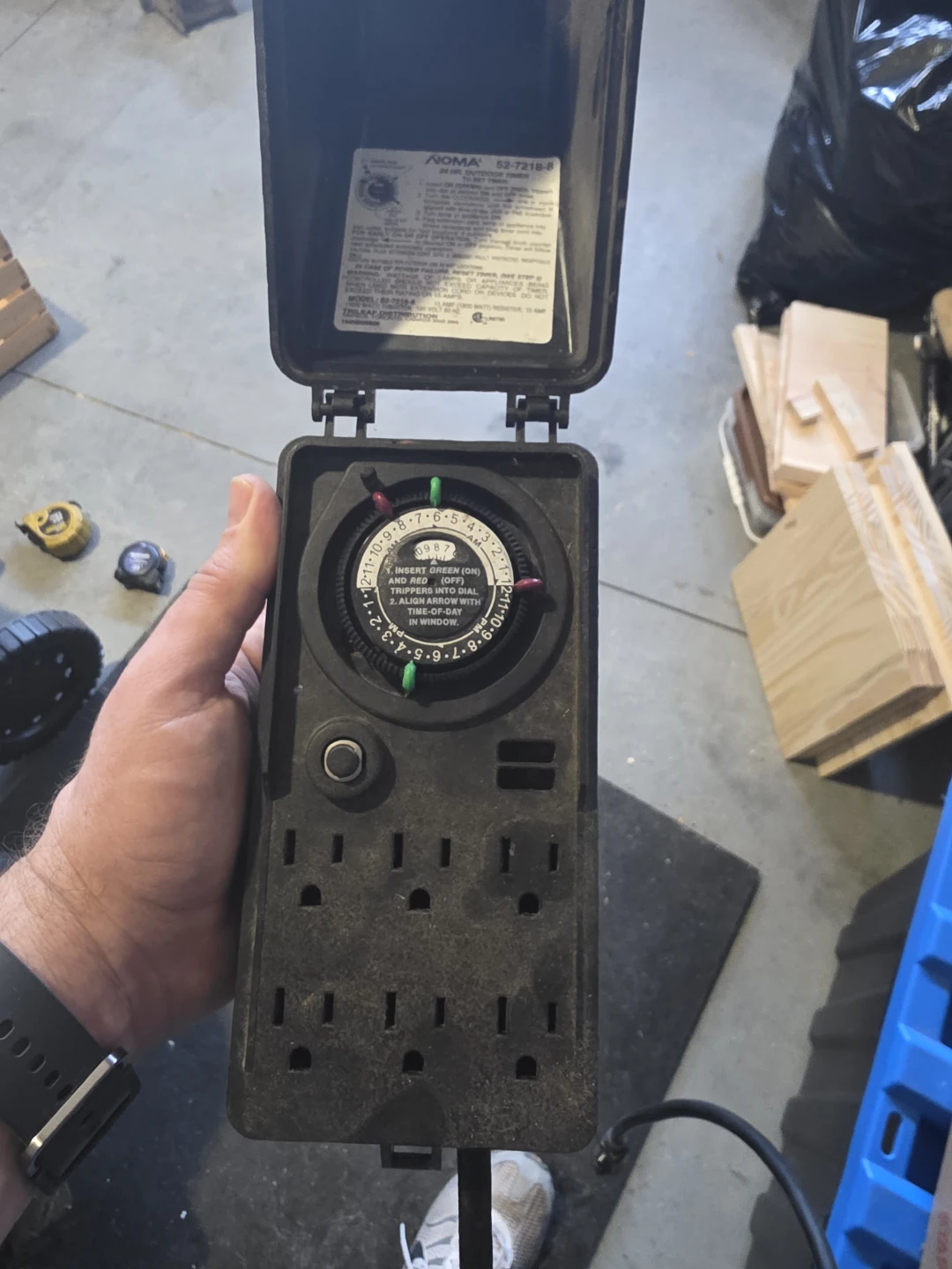 Noma 24 Hour Outdoor Outlet Timer