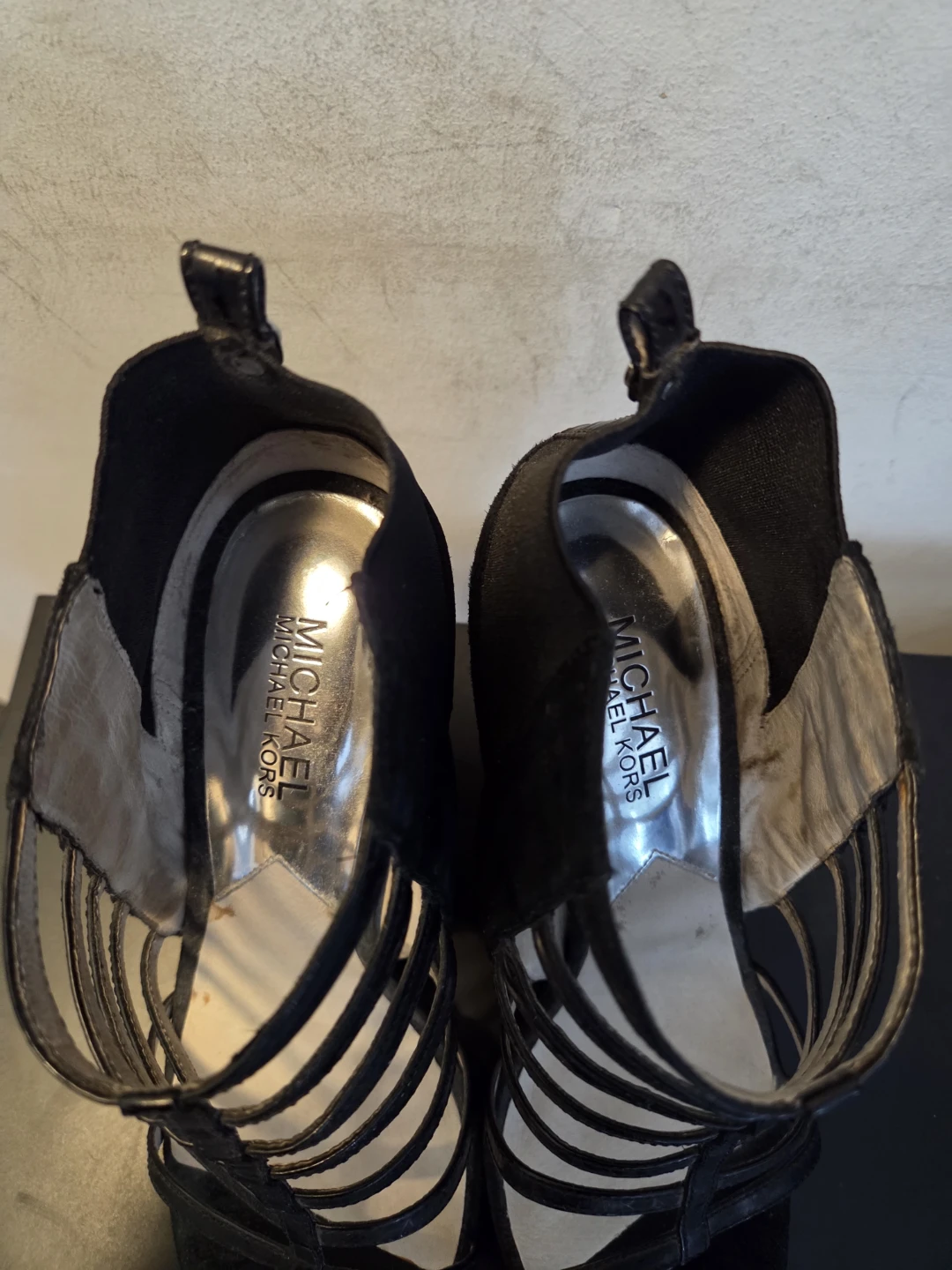 Michael Kors Black Strappy Heels - photo 4