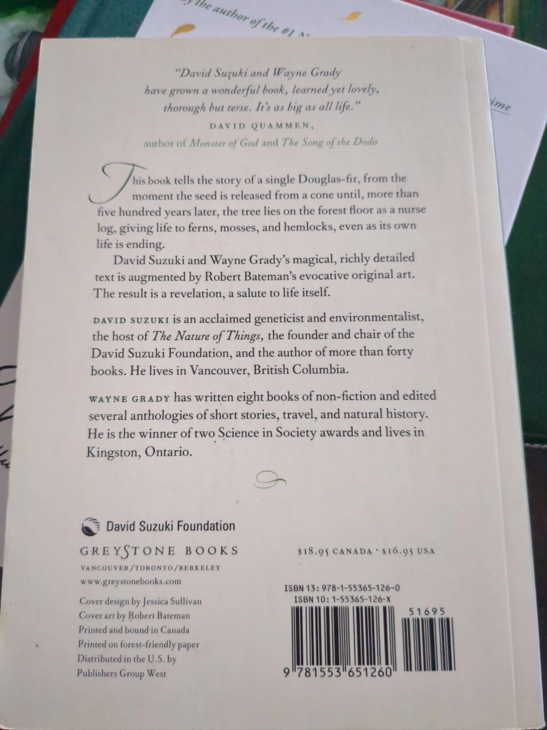 Tree: A Life Story by David Suzuki & Wayne Grady - photo 2
