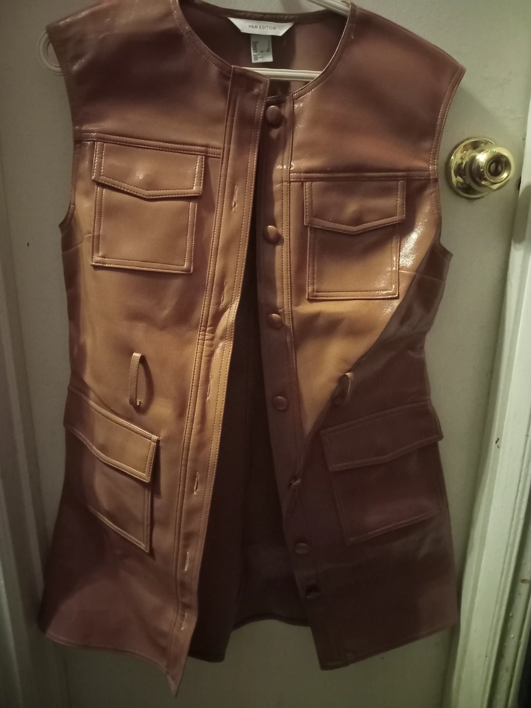 H&M EDITION Faux Leather Vest