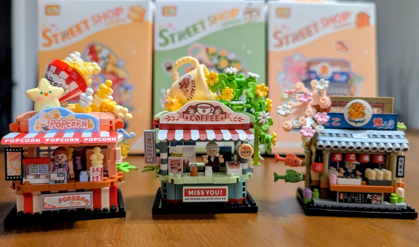 [Assembled] Micro Block Building Toy - Popcorn Stall - photo 3