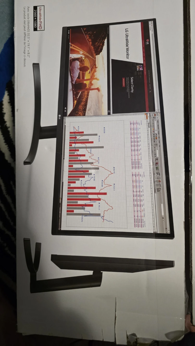 34" LG UltraWide Monitor (WFHD/IPS), Original Box Included
