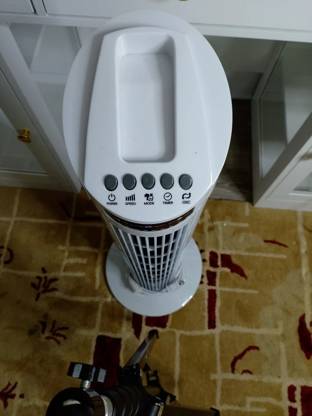 White Tower Fan with Timer - photo 2